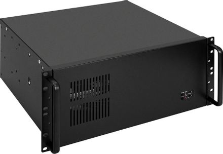 Корпус для сервера монтируемый в стойку EXEGATE Pro 4U300-08/800PPH-SE, 4U, 800 Вт, черный/серебристый [ex293675rus]
