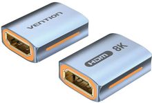 Изображение товара Переходник аудио-видео VENTION AIUH0,  HDMI (f) -  HDMI (f),  ver 2.1,  GOLD,  серый