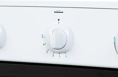 Газовая плита GEFEST ПГ 6100-01, газовая духовка, металлическая крышка ...