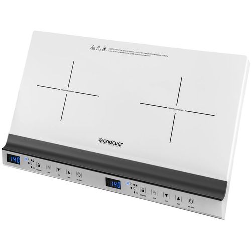 Настольная плита индукционная Endever IP-69, стеклокерамика, белый [90740]