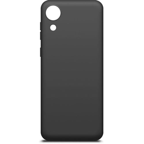 Чехол (клип-кейс) BORASCO Silicone Case, для Samsung Galaxy A03 Core, противоударный, черный (матовый) [40944]