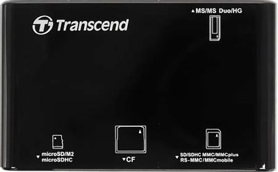 Картридер внешний Transcend TS-RDP8K, черный