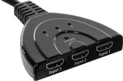 Переключатель аудио-видео PREMIER 5-871, HDMI (m) - HDMI (f), HDMI (f), ver 1.4, 0.5м