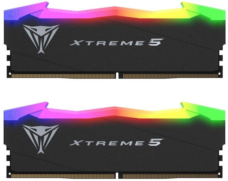 Оперативная память 2 x 24ГБ Patriot Viper Xtreme 5 PVXR548G80C38K DDR5 - 8000МГц, DIMM, Ret