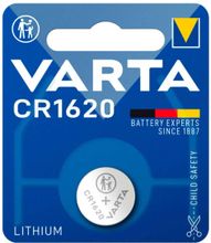 Изображение товара Батарейка CR1620 VARTA Lithium 1 шт. литиевая, 3V для часов и устройств