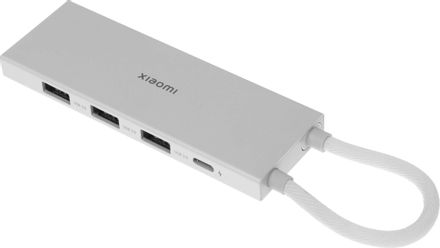 Стыковочная станция Xiaomi BHR8804GL, USB Type-C, 1хHDMI, 1хUSB Type-C, 3хUSB 3.0, серебристый