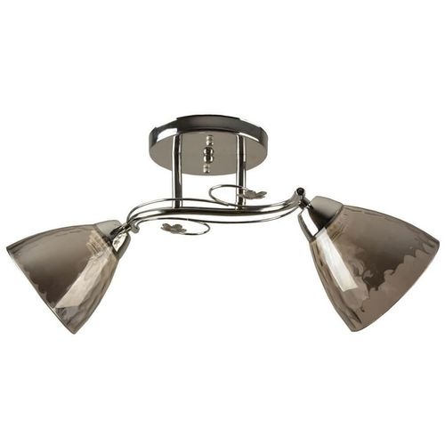Люстра HIPER H195-2, 2 х 60 Вт, хром