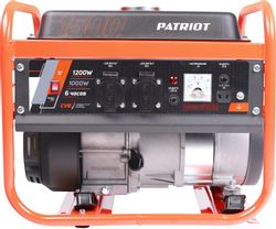 Бензиновый генератор Patriot GRS 1500, 220 В, 1.2кВт
