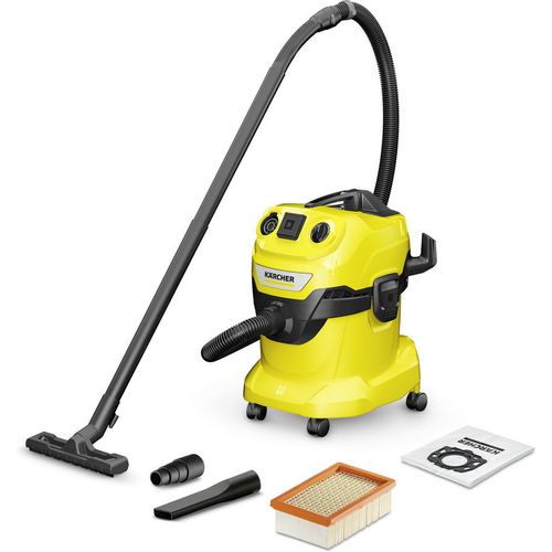 Строительный пылесос Karcher WD 4 P V-20/5/22, желтый [1.628-270.0]