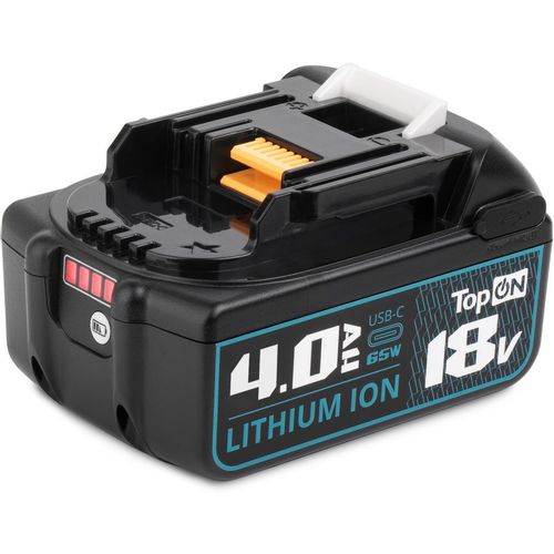 Батарея аккумуляторная для Makita TopON TOP-MAK-18, 18В, 4Ач, Li-Ion [103802]