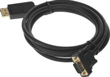 Изображение товара Кабель Display Port 1. 1v - VGA, 2 метра, позолоченные контакты, BURO