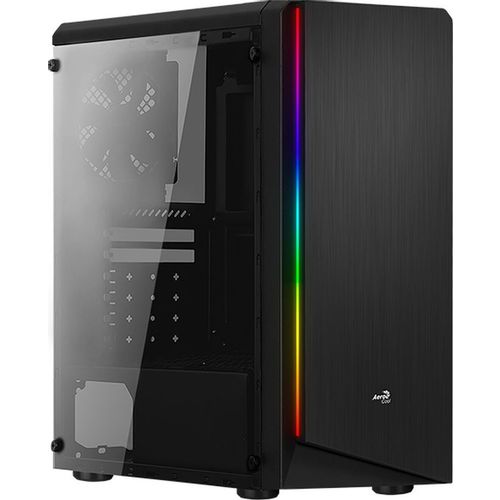 Корпус ATX Aerocool RIFT BG, Midi-Tower, без БП, черный AEROCOOL