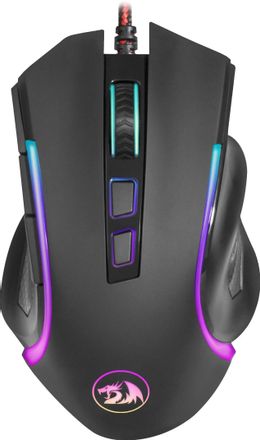 Мышь проводная Redragon Griffin, игровая, оптическая, USB, 7200dpi, черный [75093]