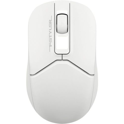 Мышь беспроводная A4TECH Fstyler FB12S, Bluetooth/Радио, оптическая, USB, 1200dpi, белый [fb12s usb white]