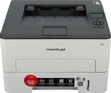 Принтер лазерный Pantum P3010DW черно-белая печать, A4, цвет белый ...