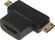 Изображение товара Переходник аудио-видео PREMIER 5-895-6,  Micro HDMI (m) -  HDMI (f),  Mini HDMI (m),  черный