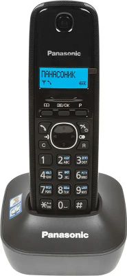 Радиотелефон Panasonic KX-TG1611RUH, серый – купить в Ситилинк | 620631