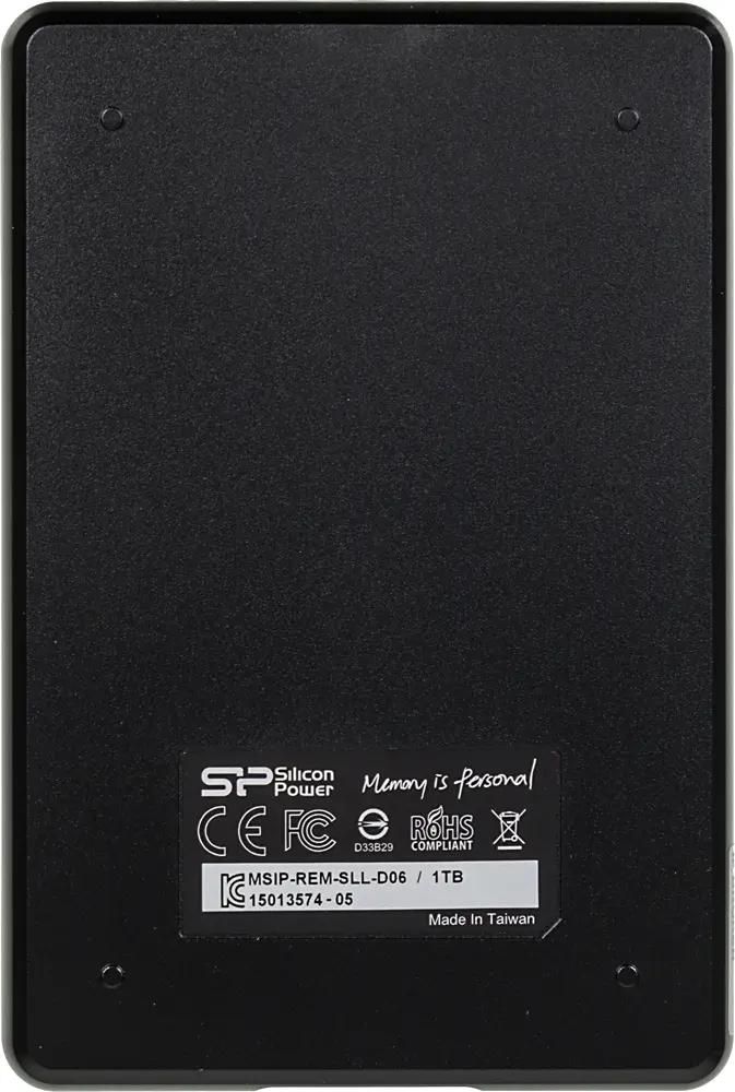 Внешний диск HDD Silicon Power Diamond D06, 1ТБ, черный