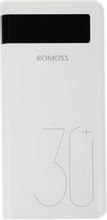 Изображение товара Внешний аккумулятор (Power Bank) Romoss Sense 8P+,  30000мAч,  белый [6958377507070]