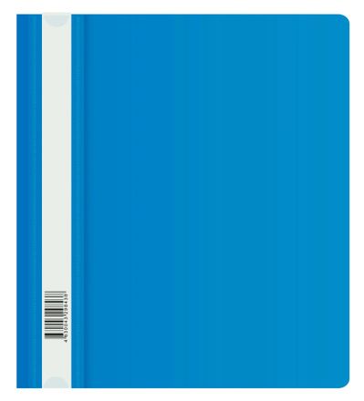 Папка-скоросшиватель Бюрократ -PSL20A5BLUE, A5, пластик, синий