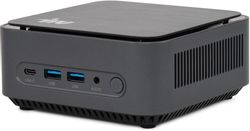 Неттоп  iRU Planio 110ALCN Mini Intel  N95,  DDR4 8ГБ, 256ГБ,  без операционной системы,  черный