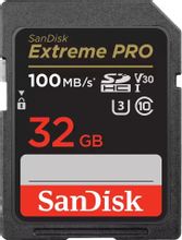 Карта памяти SDHC UHS-I U3 Sandisk Ultra 80 32 ГБ, 100 МБ/с, Class 10 ...