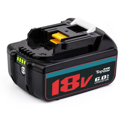 Батарея аккумуляторная для Makita TopON TOP-PTGD-MAK-18-6.0, 18В, 6Ач, Li-Ion [103248]