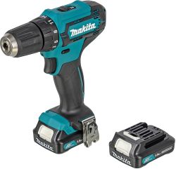 Дрель-шуруповерт Makita DF333DWYE, 1.5Ач
