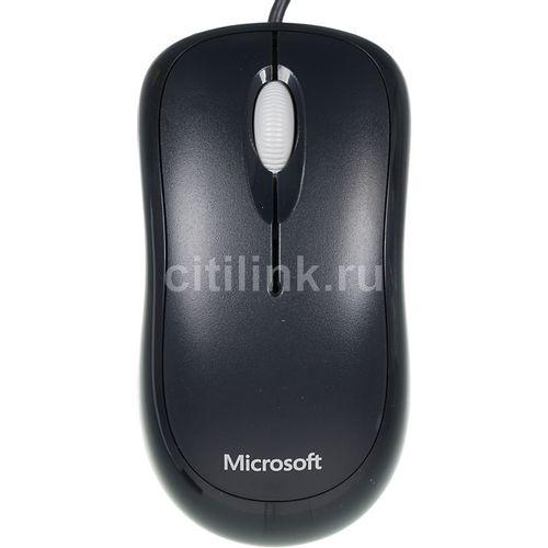 Мышь проводная Microsoft Basic For Bsnss, оптическая, USB, 1000dpi, черный [4yh-00007]