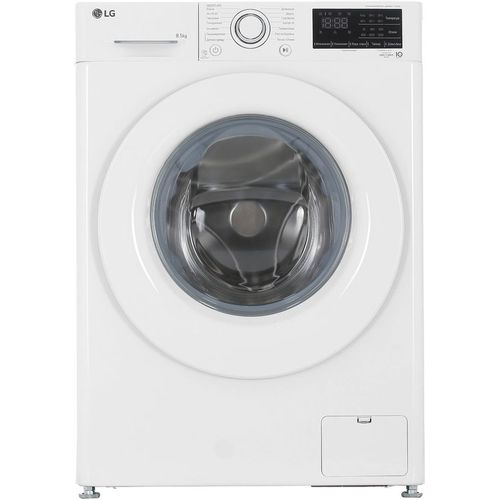 Стиральная машина LG F2V3GS3W, с фронтальной загрузкой, 8.5кг, 1200об/мин, с паром, инверторная