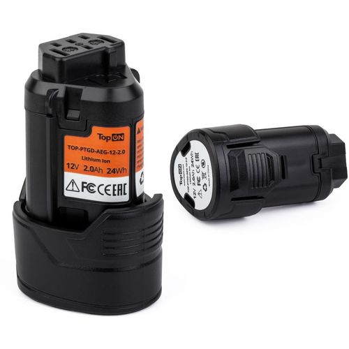 Батарея аккумуляторная для AEG TopON TOP-PTGD-AEG-12-2.0, 12В, 2Ач, Li-Ion [103250]