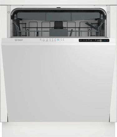 Встраиваемая посудомоечная машина Indesit DI 5C29, полноразмерная, ширина 59.8см, полновстраиваемая, загрузка 15 комплектов, серый