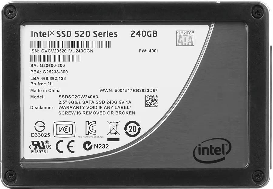 SSD Intel 520 Series SSDSC2CW240A310 240 2.5
