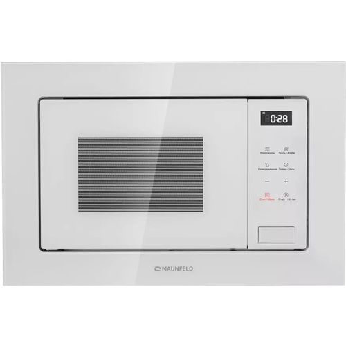 Встраиваемая микроволновая печь MAUNFELD MBMO820SGW10, 20л, 800Вт, белый