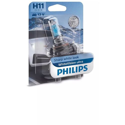 Лампа автомобильная галогенная Philips 12362WVUB1, H11, 12В, 55Вт, 1шт