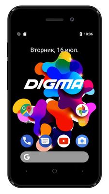 Обзор товара смартфон Digma HIT 8Gb, Q401 3G, черный (1013092) в ...