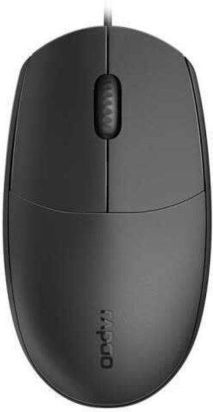 Мышь Rapoo N100, оптическая, проводная, USB, черный [18050]