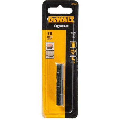 Сверло DeWALT DT6041-QZ, по кафелю/стеклу, 10мм, цилиндрический, 1шт