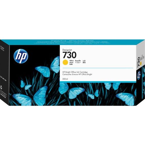 Картридж HP 730, желтый / P2V70A