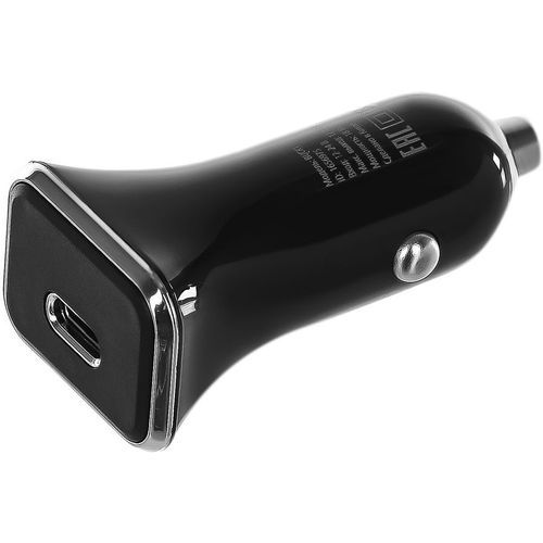 Автомобильное зарядное устройство Buro BUCK1, USB-C, 18Вт, 3A, черный [buck18p010bk]