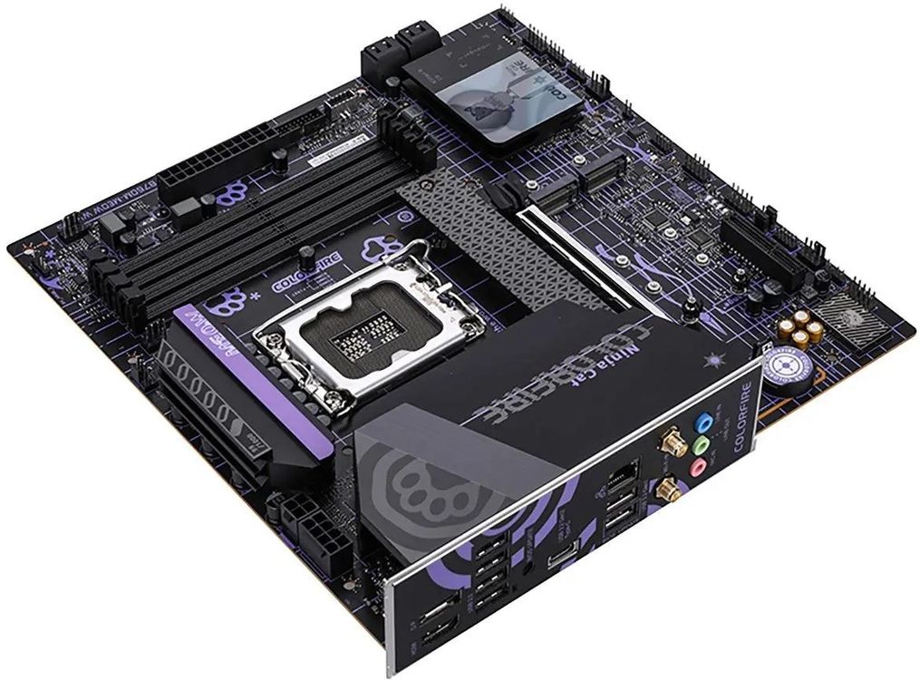 Материнская плата COLORFUL COLORFIRE B760M-MEOW WIFI D5 PURPLE