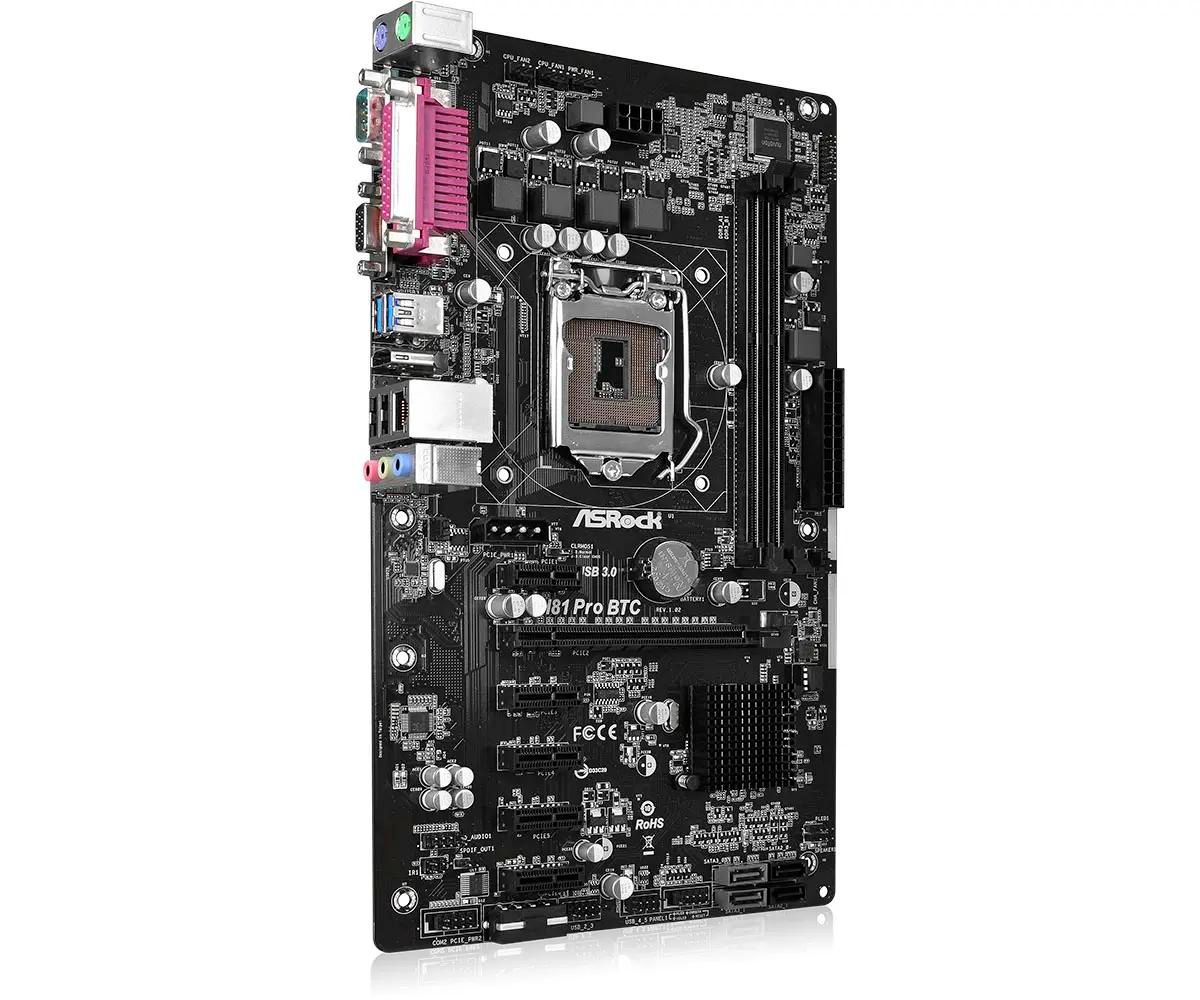 ASRock H81 Pro BTC R2.0 LGA 1150 Intel H81 ATX Ret 435907