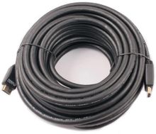 Изображение товара Кабель HDMI LAZSO WH-111, 15м, позолоченные контакты, черный