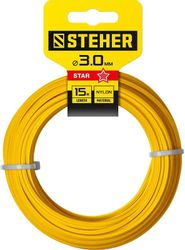 Леска для триммеров STEHER 75010-3.0, 3мм, 15м