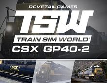 Изображение товара Дополнение DOVETAIL Train Sim World: CSX GP40-2 Loco для ПК