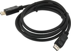 Изображение товара Кабель аудио-видео NingBo V1.2, DisplayPort (m) - DisplayPort (m), ver 1.2, 1.8м, черный Изображение товара Кабель аудио-видео NingBo V1.2, DisplayPort (m) - DisplayPort (m), ver 1.2, 1.8м, черный