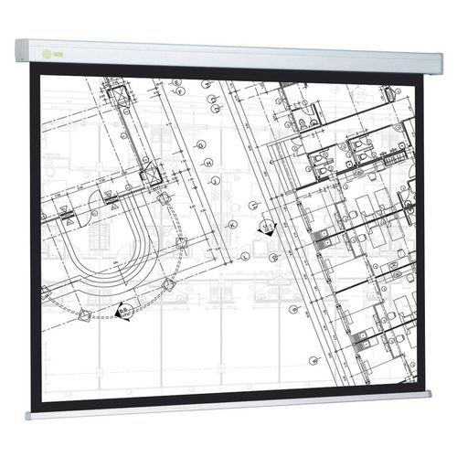 Экран Cactus Wallscreen CS-PSW-124×221, 221х124.5 см, 16:9, настенно-потолочный белый