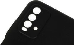 Чехол (клип-кейс) BORASCO Silicone Case, для Xiaomi Redmi 9t, черный