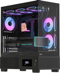Изображение товара Корпус ATX Formula Crystal E1 Floe, Midi-Tower, без БП,  черный [crystal e1 b floe]