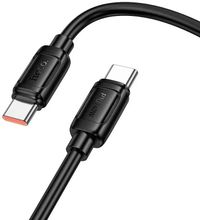 Изображение товара Кабель Hoco X115 USB-C - USB-C 1.2м черный для зарядки и передачи данных